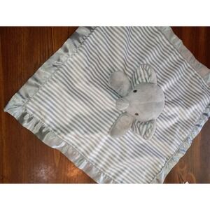 Circo Elephant Security Blanket Baby Lovey Gray White Stripes‎ Target